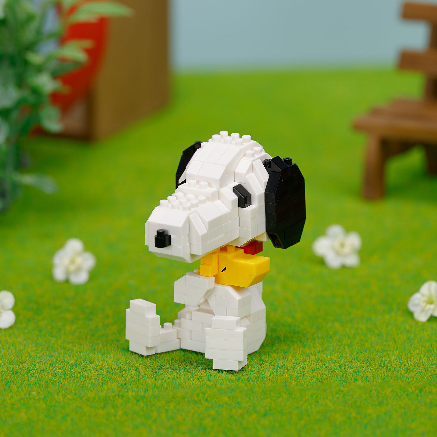 Building Block Mini - Nanoblock Serie Peanuts Joe Cool, Kit