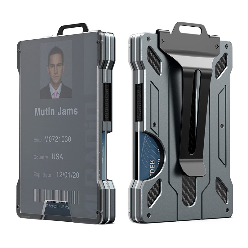Card Top Loader - Portafoglio RFID alla Moda, Porta Carte