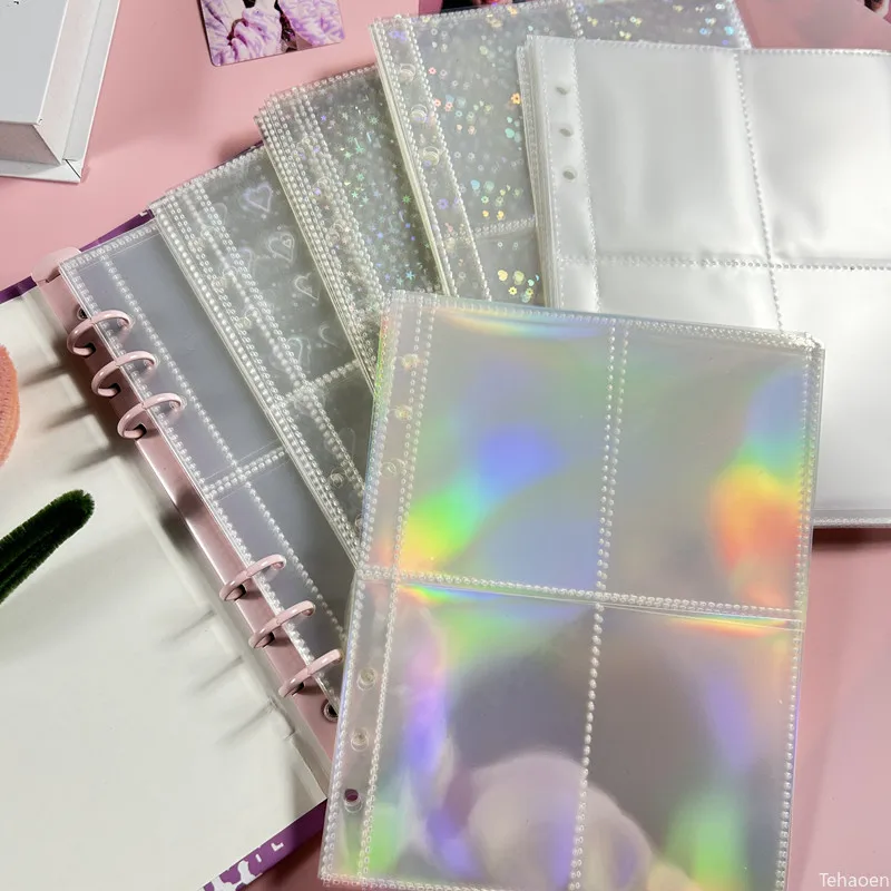 Trading Card Binder - Raccoglitore per Photocard Trasparente a 1-4