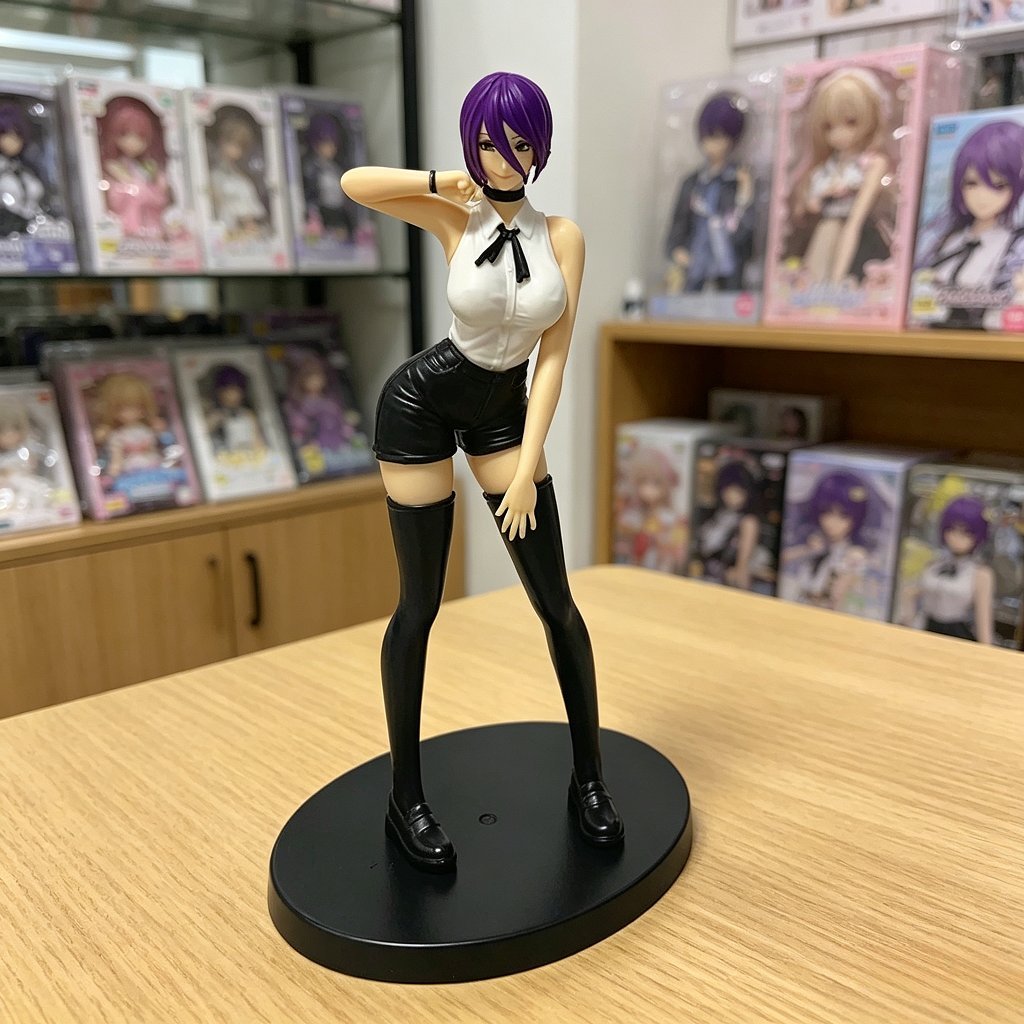 Action Figure Stand - Action Figure Anime Chainsaw Man Reze