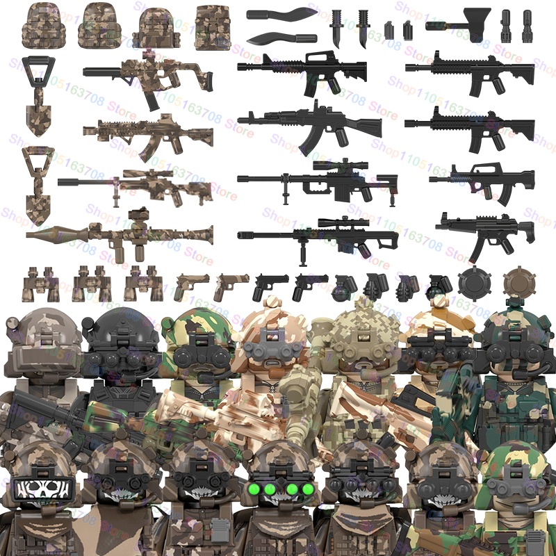 MOC Soldati Militari Action Fi - Lego Minifigure Holder recensione e prezzo